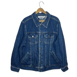 Vintage 2003 Tommy Hilfiger Denim Jean Jacket Women’s 2X Plus Size Y2K Blue